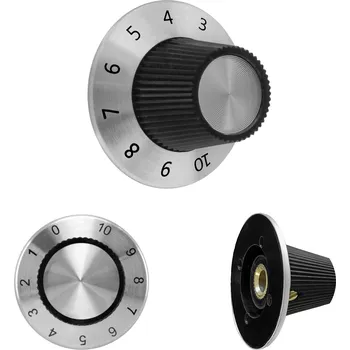 Onpira Nasouvací knoflík Ø29x18 mm na hřídel Ø 6 mm Model: Stupnice 0-10