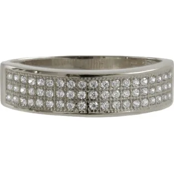 Prsten Zlatý prsten se zirkony, 3.55 g, 53