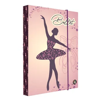desky na sešit Box na sešity A4, baletka