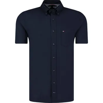 Pánská košile Tommy Hilfiger Košile STRETCH POPLIN | Barva:tmavě modrá | Velikost:XL