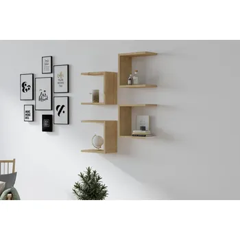 police ASIR Nástěnná police BASE dub