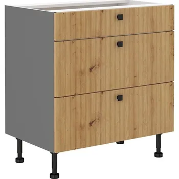 Kuchyňská skříňka Spodní zásuvková skříňka AWA 80 D 3S BB