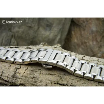 Masivní ocelový tah A-nis AOS015 Barva spony: stříbrná, Délka řemínku: standardní velikost, Šířka řemínku v mm: 20