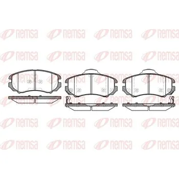 Brzdová destička Sada brzdových destiček, kotoučová brzda REMSA 0953.02