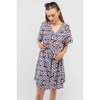 Dámské šaty Vero Moda dámské vzorované šaty Sifa modré Velikost: XL