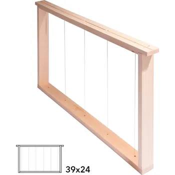 Rámek 39x24 svisle rovný, Lípa