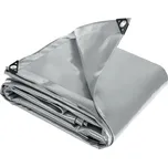 Procraft Zakrývací plachta s oky, 200g/m2, PROFI zesílená - 10 x 15m, šedá - 20010015 20010012