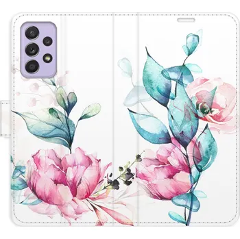 Pouzdro na mobilní telefon Flip pouzdro iSaprio - Samsung Galaxy A52 5G / A52s 5G - Beautiful Flower - kapsičky na karty (Knížkový flip kryt, obal, pouzdro iSaprio na mobil Samsung Galaxy A52 5G / A52s 5G - Beautiful Flower - 360° ochrana telefonu, přihrádka na karty a hotovost,)