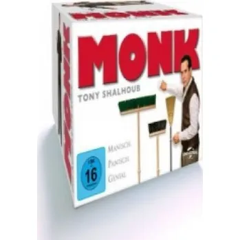 DVD film Monk - Gesamtbox, Replenishment, 32 DVD – Jerry Levine,Tony Shalhoub,Bitty Schram,Traylor Howard (DE)