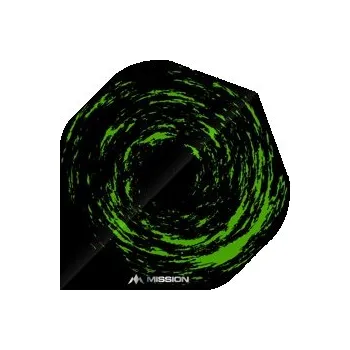 Příslušenství pro šipky MISSION LETKY NOVA - GREEN F2854