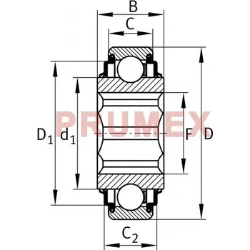 INA GVK 100-208-KTT-B-AS2/V ložisko