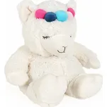 Albi Hřejivá plyš Lama s čelenkou 33 cm