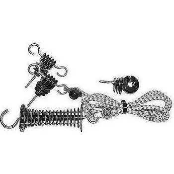 Ohradník Kompletní vchod pro elektrický ohradník s gumou ECONOMY pro vchody 3 - 6 m