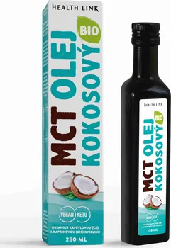 Rostlinný olej Health Link MCT kokosový olej BIO 250 ml
