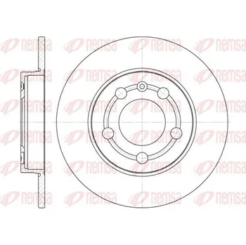 Brzdový kotouč Brzdový kotouč REMSA 6718.00