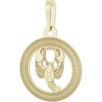 Přívěsek Přívěšek znamení RAK ze žlutého zlata ZZ0994RAKF + dárek zdarma