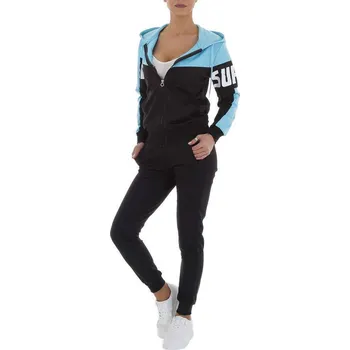 Dámská sportovní souprava Egret Barva: Černá/modrá, Velikost: 38