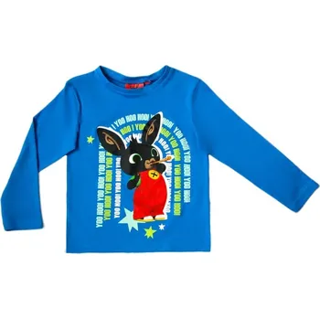 Chlapecké tričko Modré chlapecké tričko s dlouhým rukávem Bing Velikost: 110