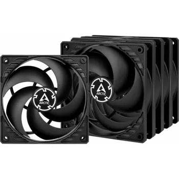 PC ventilátor ARCTIC F12 PWM PST ACFAN00250A ARCTIC F12 PWM PST (5PCS Value Pack) (Black) - 120mm case fan with PWM control and PST cable - Pack