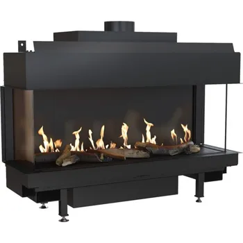 Krbová vložka KRATKI LEO 100 L/P plynová krbová vložka - zemní plyn