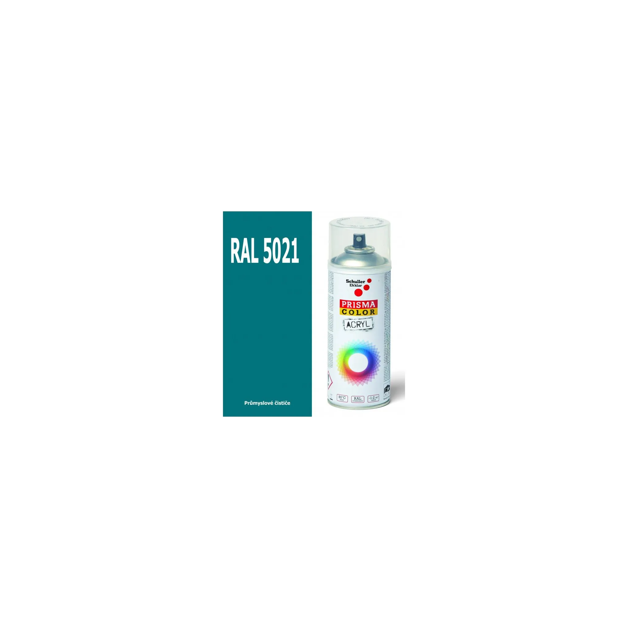 Fotografie 2 - Barva ve spreji Schuller Eh'klar Prisma Color sprej 400 ml RAL 5021 vodní modrá