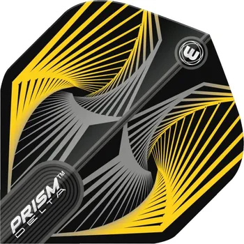 Winmau Letky Prism Delta - Spiral - Yellow & Grey W6915.241