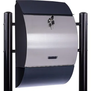 Poštovní schránka STILISTA Poštovní schránka se stojanem, ocel, 33 x 17 cm