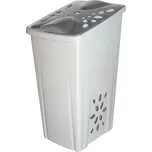 Koš na špinavé prádlo PERLA 45l, bílý