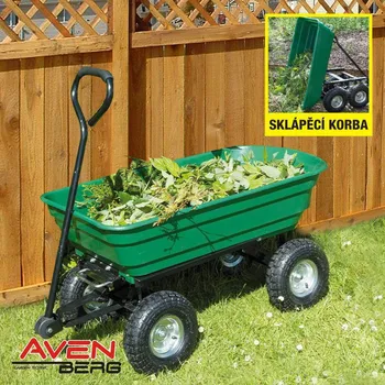 Zahradní vozík Avenberg Wagner 75 100ZA16008 75 l zelený 
