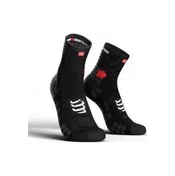 Běžecké oblečení COMPRESSPORT Pro Racing Socks v3.0 Run High black T1 podkolenky