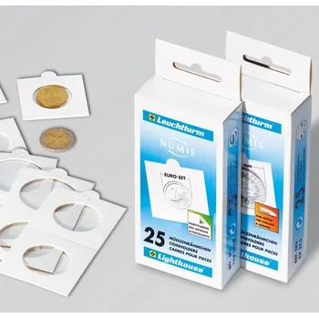 Sběratelství Mincovní rámečky sešívací - 25 kusů - KR 37,5