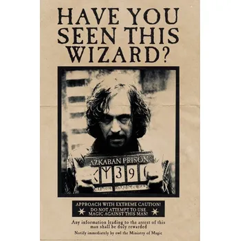 Plakát Plakát, Obraz - Harry Potter - Wanted Sirius Black