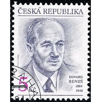 Poštovní známka 110. výročí narození Edvarda Beneše - razítkovaná - č. 38
