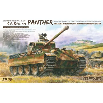 Plastikový model Meng 1/35 Panther Ausf.G Late w/ FG1250 Active Infrared Night Vision System