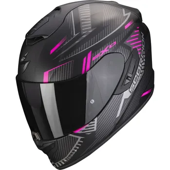 Motodoplněk Moto přilba SCORPION EXO-1400 EVO AIR SHELL (matná černo/růžová)