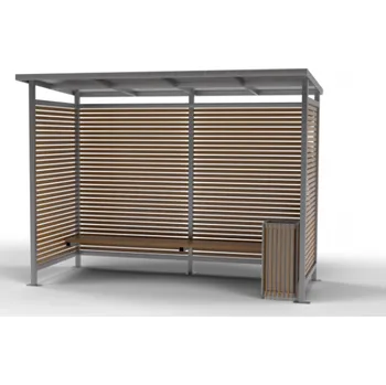 Přístřešek na auto HTI AUTOBUSOVÁ ZASTÁVKA ARUMA II Barva konstrukce: kovářská čerň