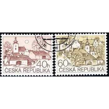 Poštovní známka Výplatní - Venkovské motivy - razítkovaná - č. 70-71