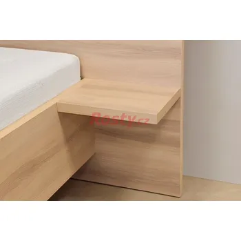 Noční stolek Ahorn NOČNÍ STOLEK POLICE SALINA 40 x 3,8 x 33 cm PRAVÁ- 1ks