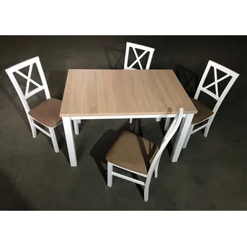 Jídelní set Jídelní set 4+1 Vratislav Vyberte Tkaninu:: Tkanina 7, Vyberte Moření:: Komplet sonoma