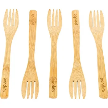 Příbor Bambusová vidlička, 5 ks