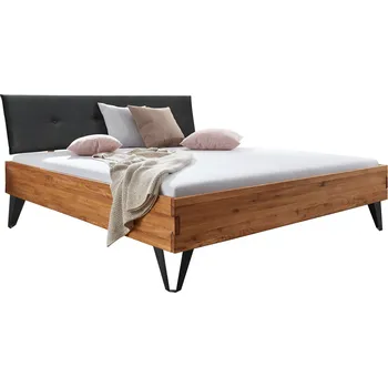 Knihovna Dubová postel z masivu VIKTORIE 160x200 cm