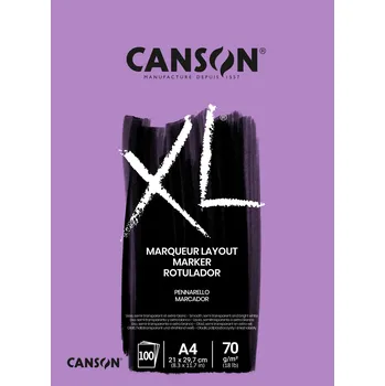 Canson XL Marker Skicák lepený A4, 70g, 100 listů
