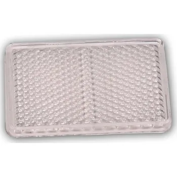 Příslušenství osvětlení automobilu odrazka obdélníková 39x57, samolepící, bílá