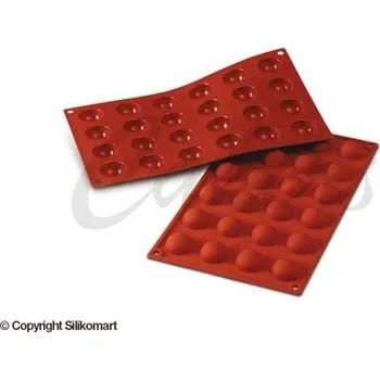 Cukrovinka Forma silikon: POLOKOULE 24x10ml O3cm v1,5cm