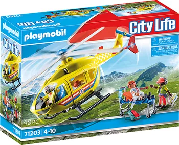 Stavebnice Playmobil Playmobil City Life 71203 Záchranářský vrtulník