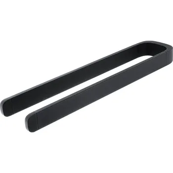 Držák na ručník Držák na ručníky dvojitý černý 39 cm k umyvadlu NIMCO NIKAU černá NKC 30098-90 Nimco