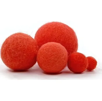 MMboutique Plstěná kulička vel.L 023-Pumpkin