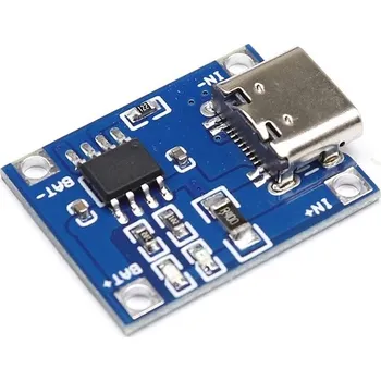 Nabíječka baterií Nabíječka Li-Ion článků TP4056 s USB-C