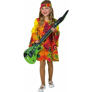Karnevalový kostým Dětský kostým hippie z hvězdné kapely - Pro věk 11-14 let
