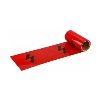 Výstražná páska výstražná výkopová fólie ochrana elektrického vedení uloženého v zemi